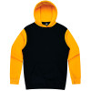 Balwun Mens Hoodies Black Gold